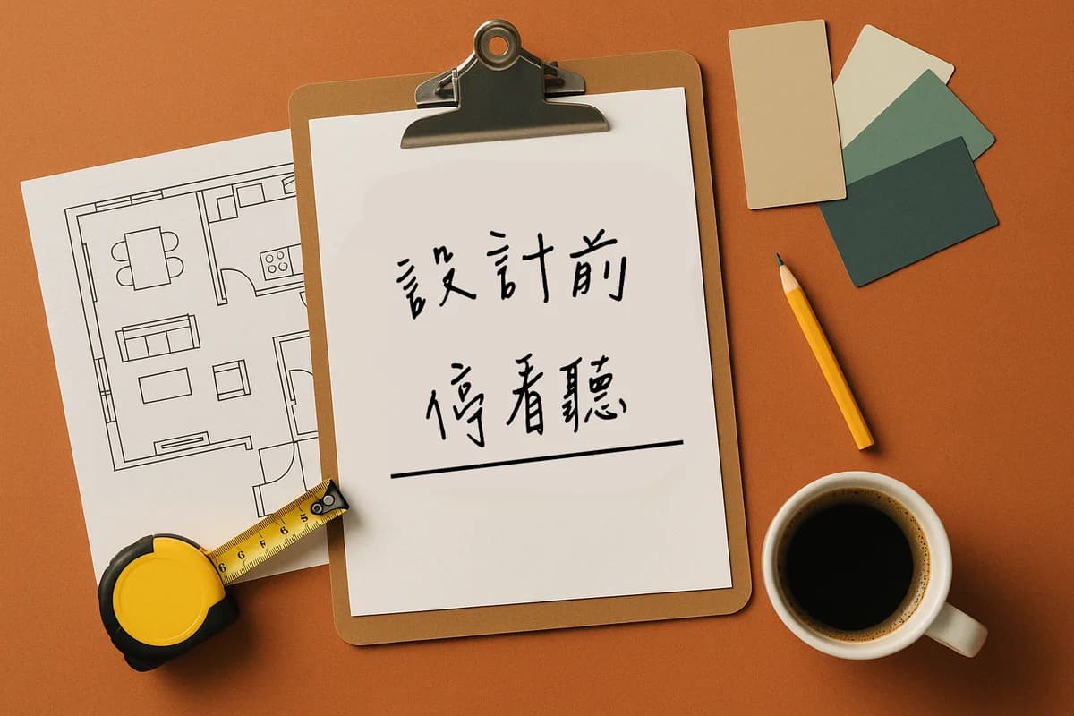 先買家具好嗎?室內設計師這樣看:設計整合的黃金順序解析